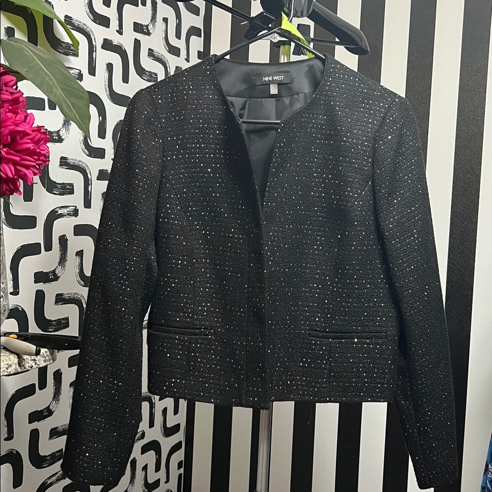 Number 1009 W. multicolored sparkle blazer